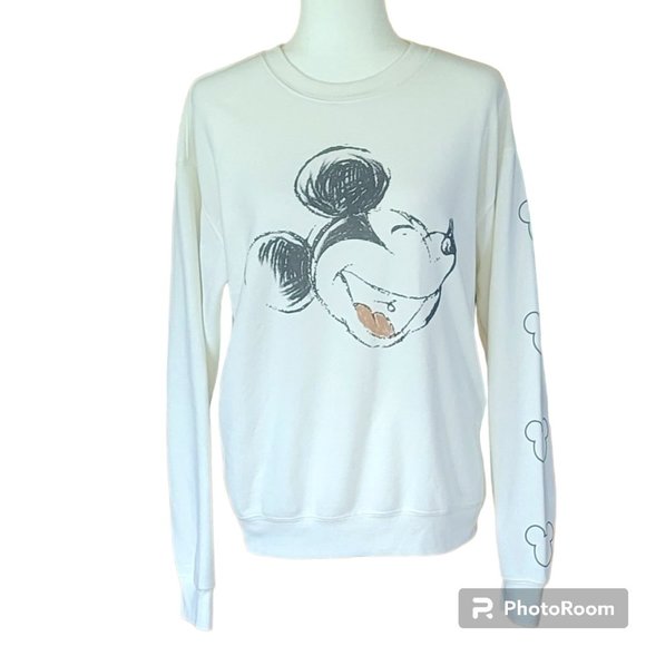 Disney Mickey Mouse Cartoon Graphic Sweatshirt Size M NEW - Picture 4 of 10